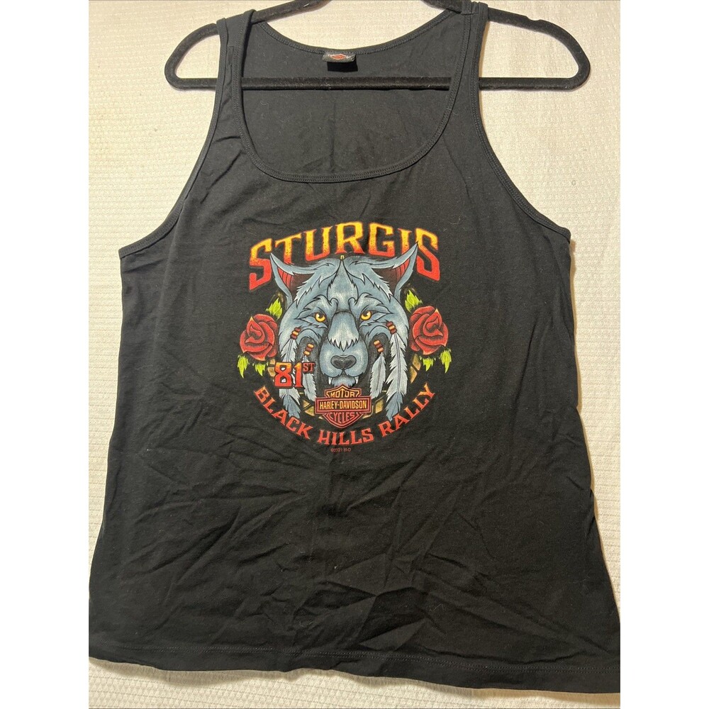 Harley-Davidson 81st Sturgis Black Hill Rally Tank Top Size Medium?